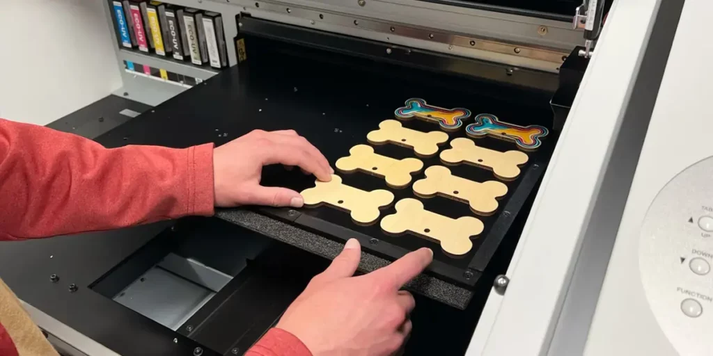 Arranging Ornaments in a Direct to Object Printer